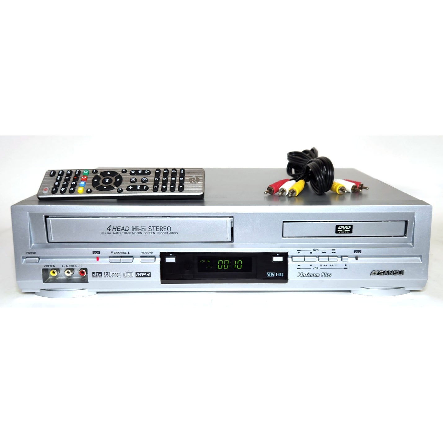 Sansui VRDVD4000 VHS VCR/DVD Player Combo – VCR-DVD.com