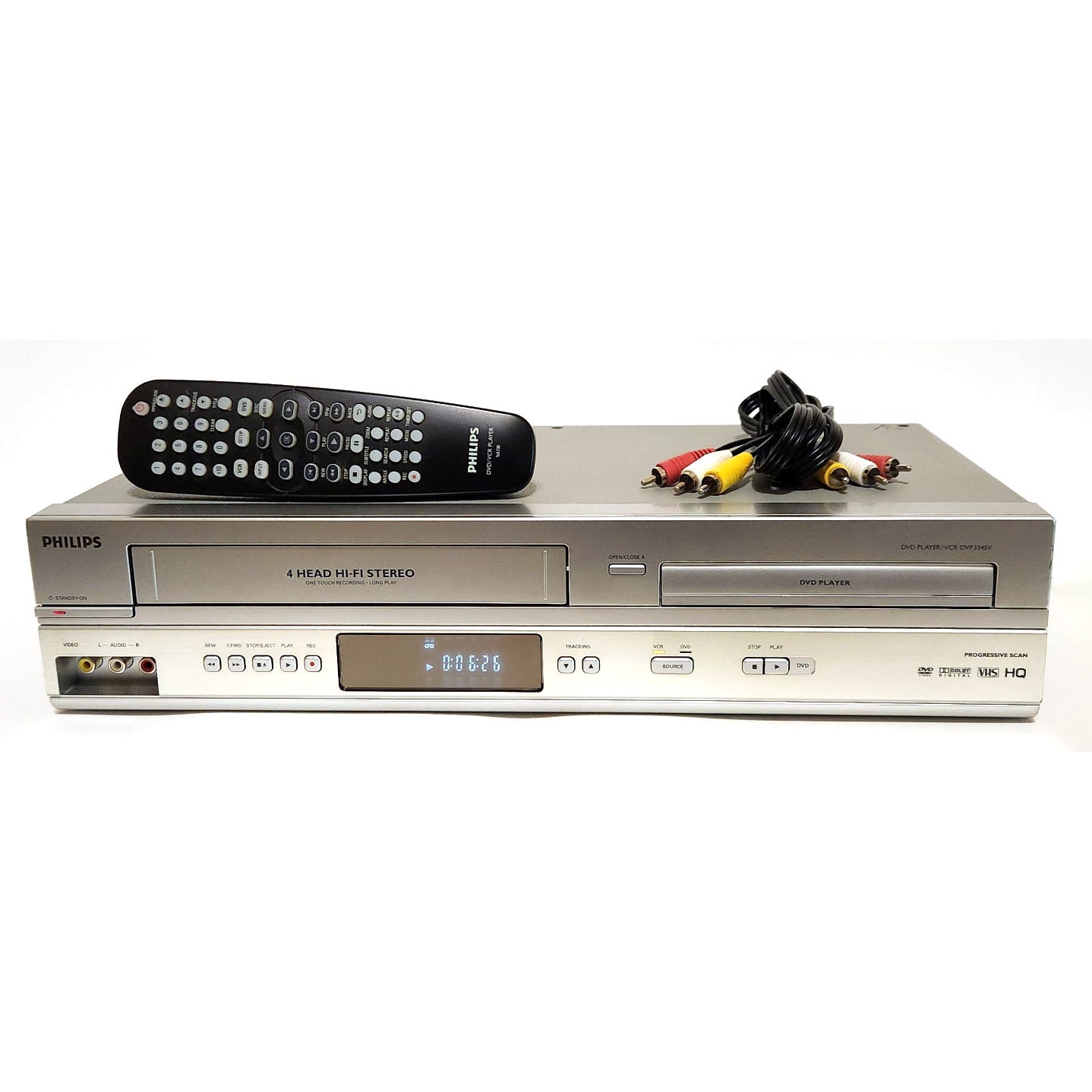 Philips DVP3345V VCR/DVD Player Combo