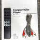 Sony CDP-C265 5-Disc Carousel CD Changer - New Remote Control and Cable, Instruction Manual