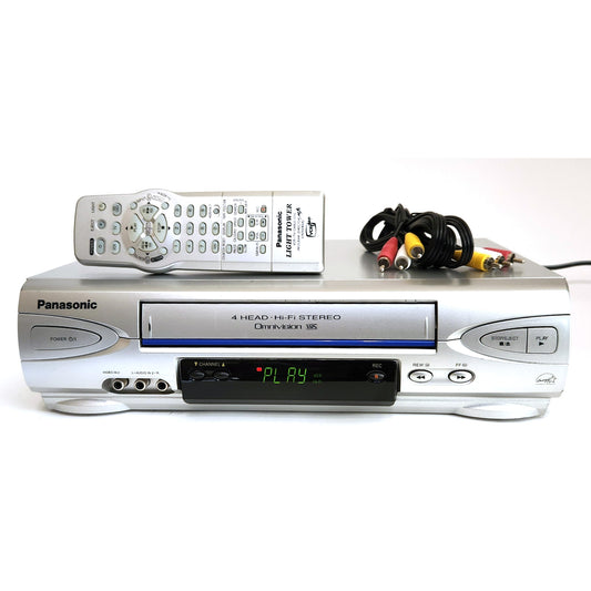 Panasonic PV-V4523S Omnivision VCR, 4-Head Hi-Fi Stereo