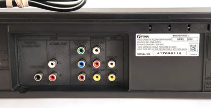 Funai DV220FX5 VCR/DVD Player Combo - Connectors and Label