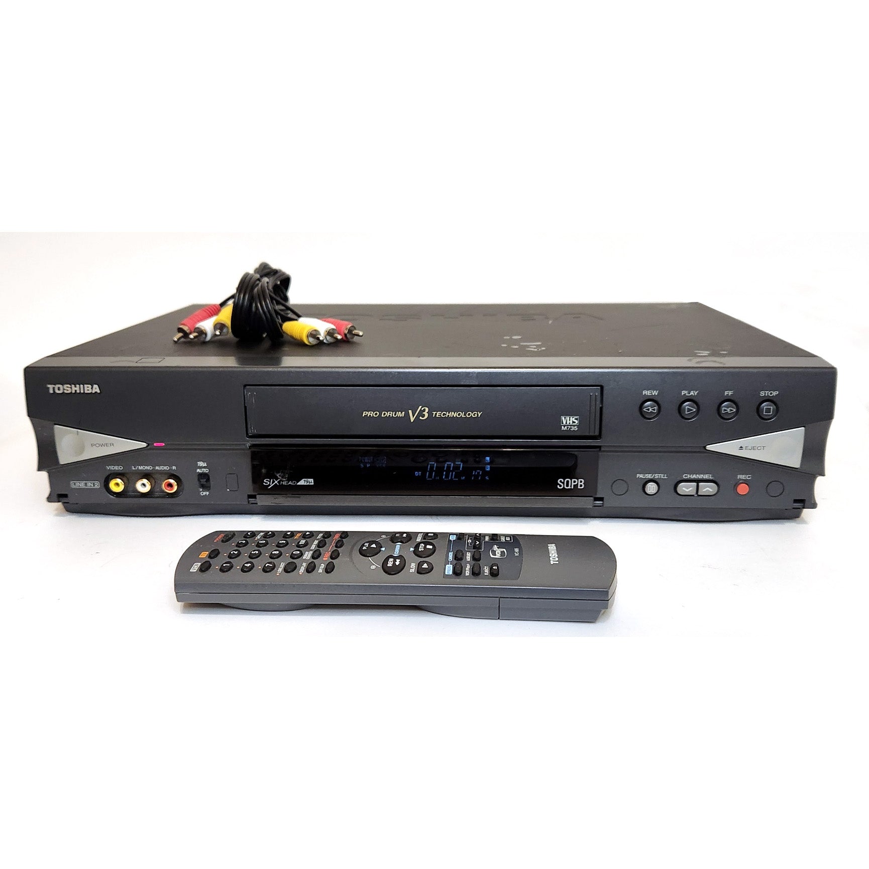 Toshiba M-735 VCR, 6-Head Hi-Fi Stereo
