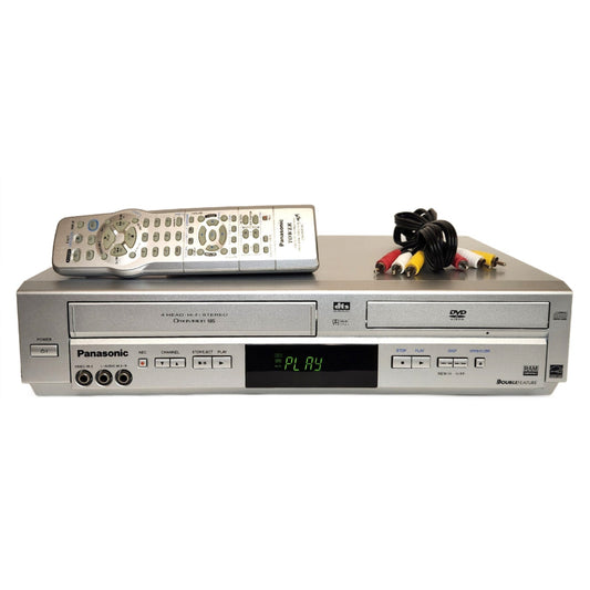 Panasonic PV-D4734S Omnivision VHS VCR/DVD Player Combo