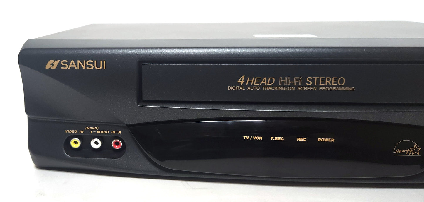 Sansui VHF6010C VCR, 4-Head Hi-Fi Stereo - Left