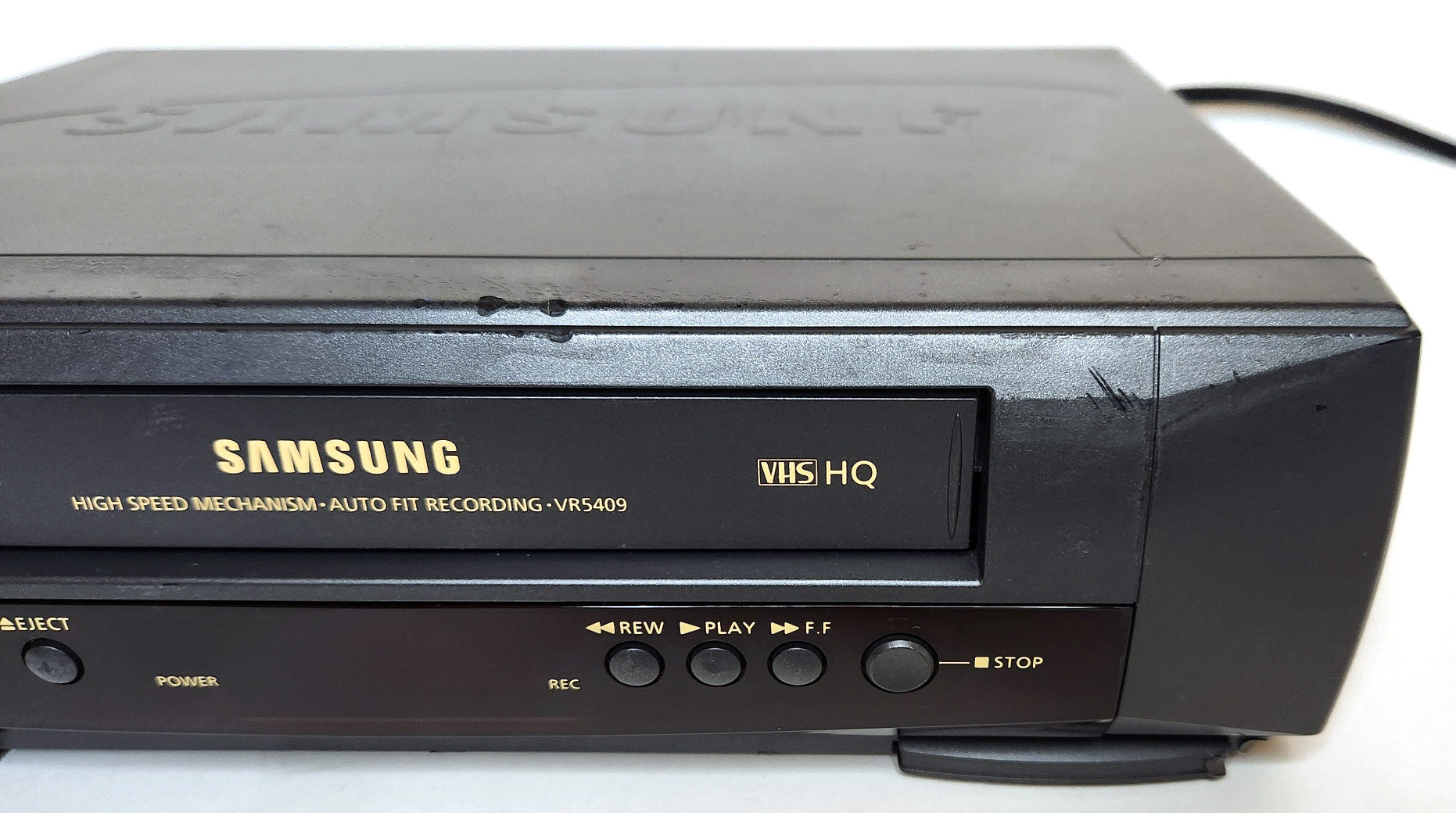 Samsung VR5409 VCR, 4-Head Mono - Right