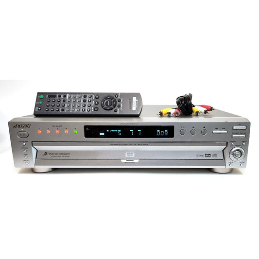 Sony DVP-NC655P/S DVD/CD Player, 5 Disc Carousel Changer
