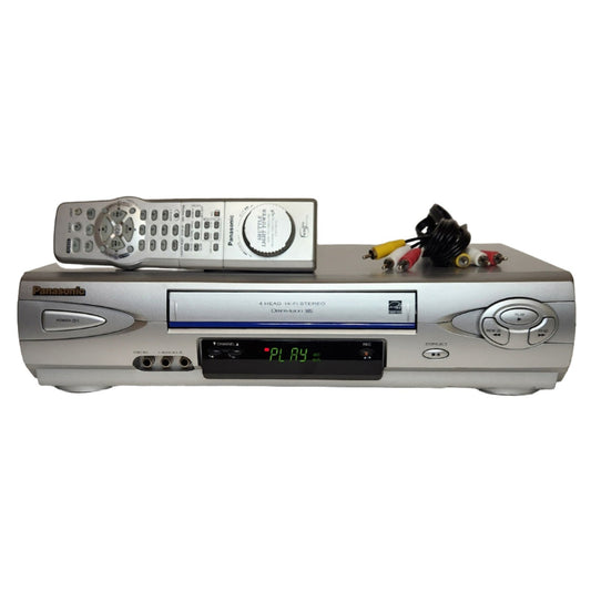 Panasonic PV-V464S Omnivision VCR, 4-Head Hi-Fi Stereo
