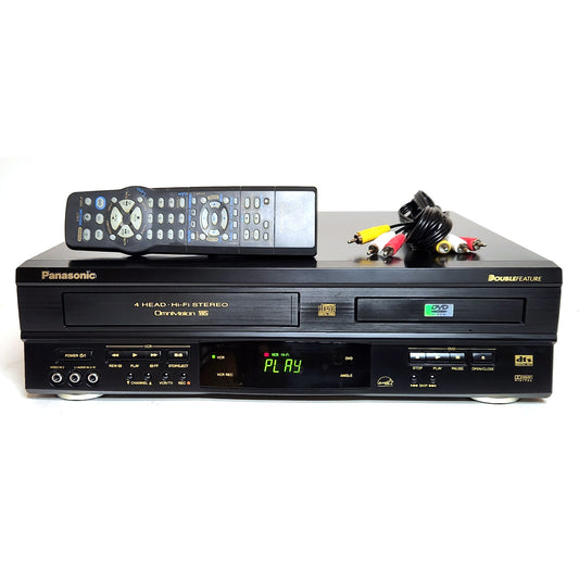 Panasonic PV-D4742 Omnivision VCR/DVD Player Combo