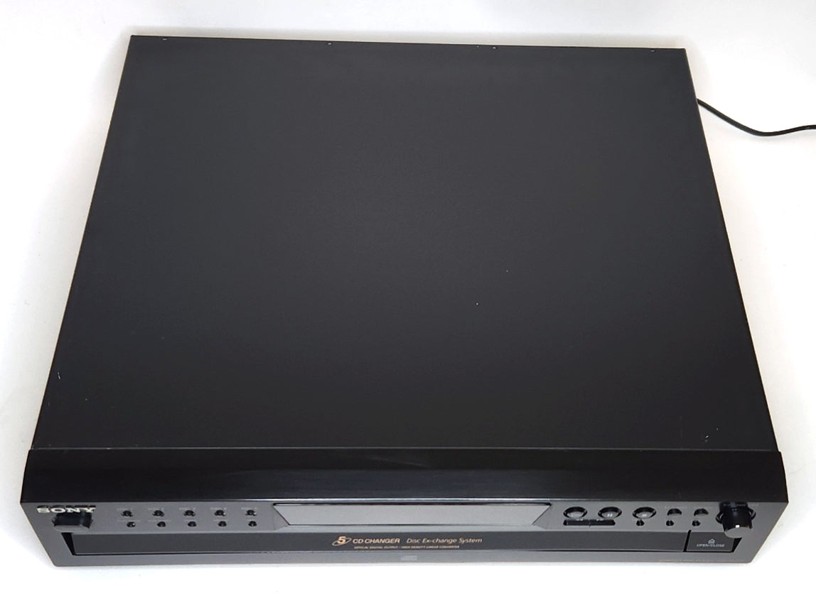 Sony CDP-CE275 5-Disc Carousel CD Changer - Top