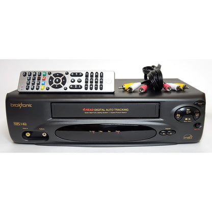 Broksonic VHSA-6741CTTCT VCR, 4-Head Mono