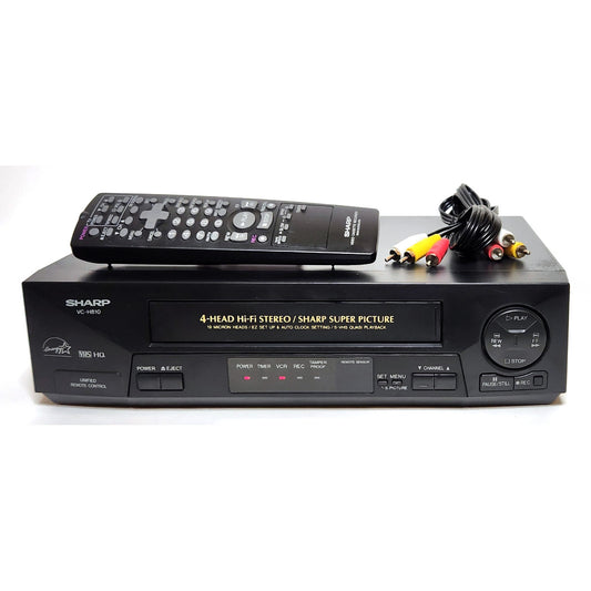 Sharp VC-H810U VCR, 4-Head Hi-Fi Stereo
