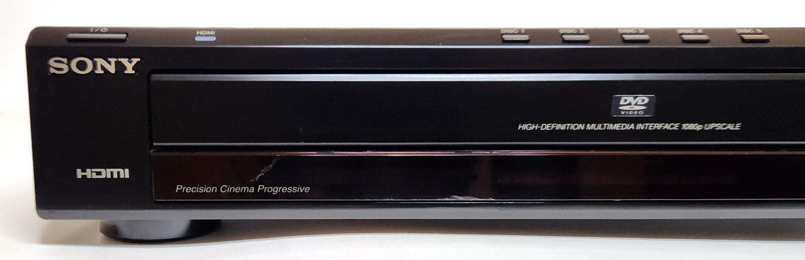 Sony DVP-NC800H DVD/CD Player, 5 Disc Carousel Changer, HDMI - Left