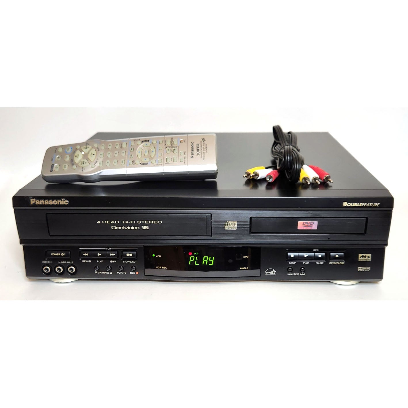 Panasonic PV-D4732 Omnivision VCR/DVD Player Combo