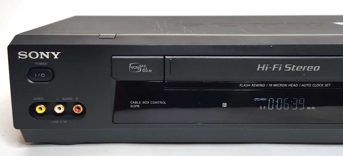 Sony SLV-N900 VCR, 4-Head Hi-Fi Stereo - Left