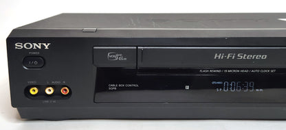 Sony SLV-N900 VCR, 4-Head Hi-Fi Stereo - Left