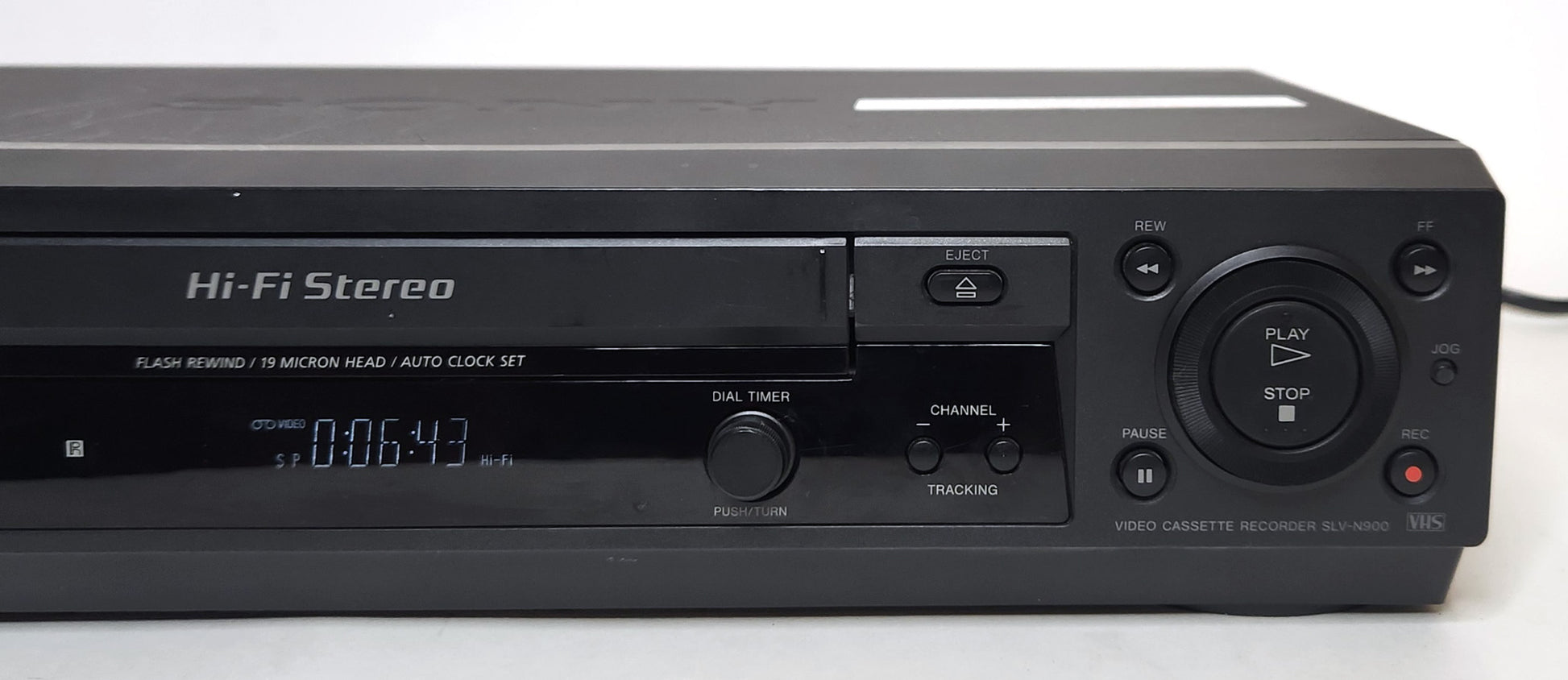 Sony SLV-N900 VCR, 4-Head Hi-Fi Stereo - Right