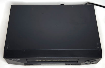 Sharp VC-H810U VCR, 4-Head Hi-Fi Stereo - Top