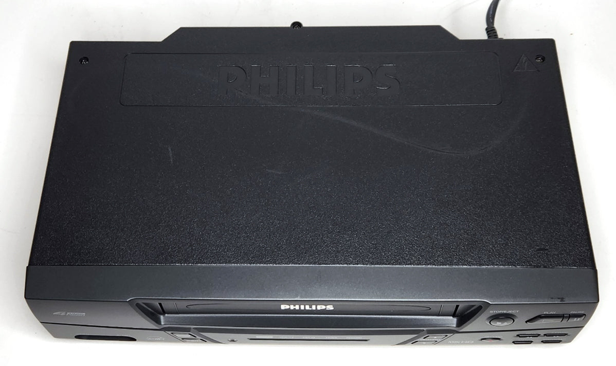 Philips VR420CAT VCR, 4-Head Mono - Top