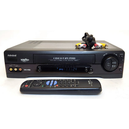 Admiral JSJ20934 VCR, 4-Head Hi-Fi Stereo