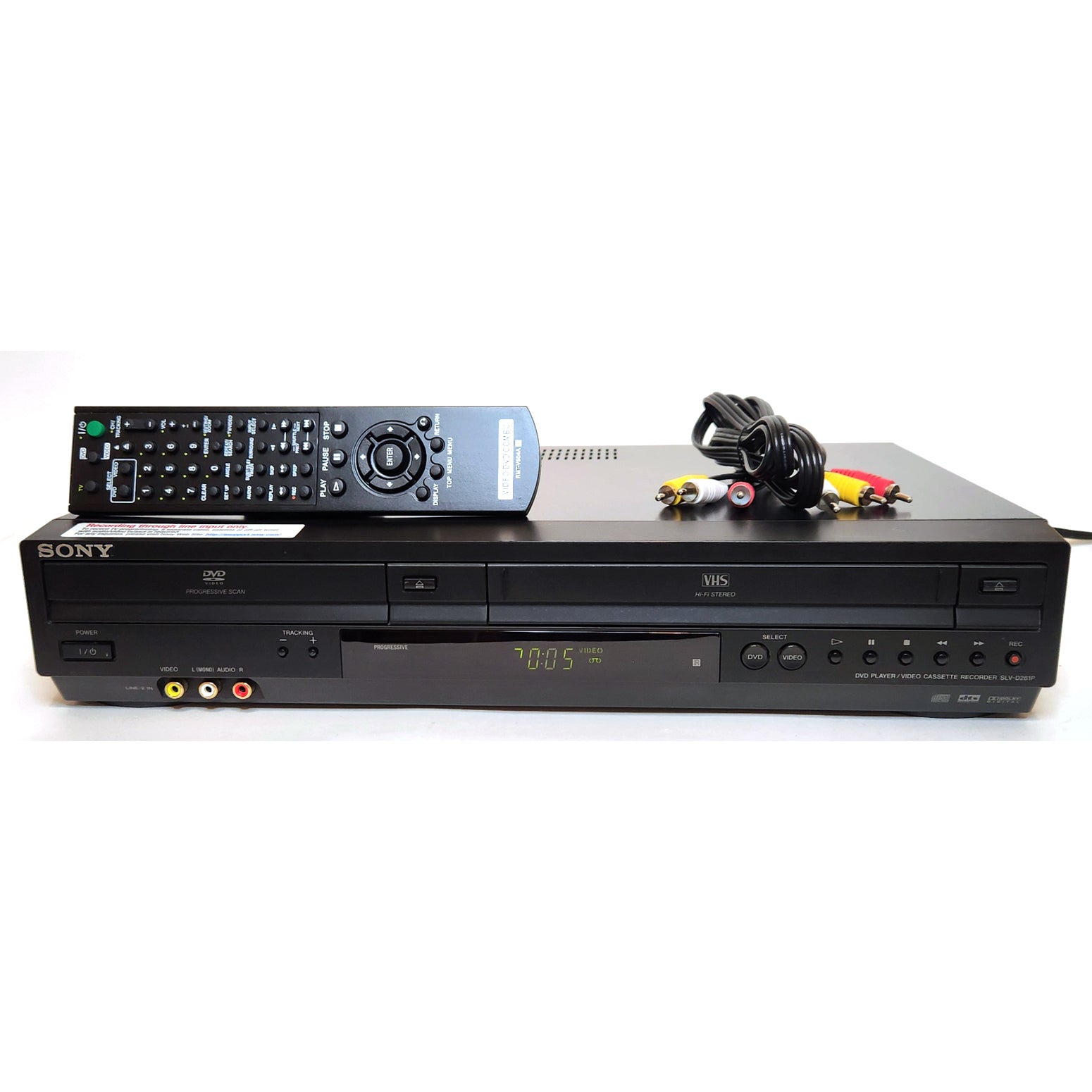 Sony SLV-D281P VCR/DVD Player Combo