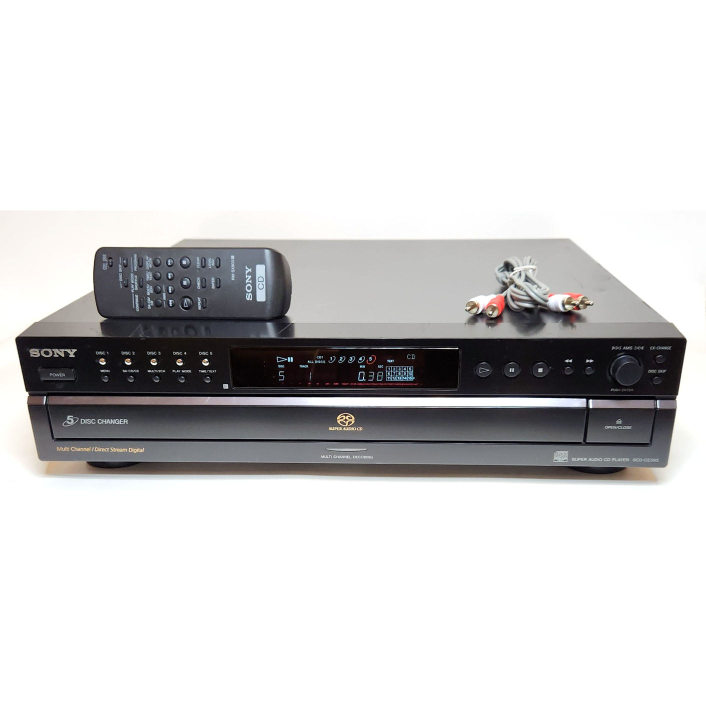 Sony SCD-CE595 5-Disc Carousel Super Audio CD SACD Changer