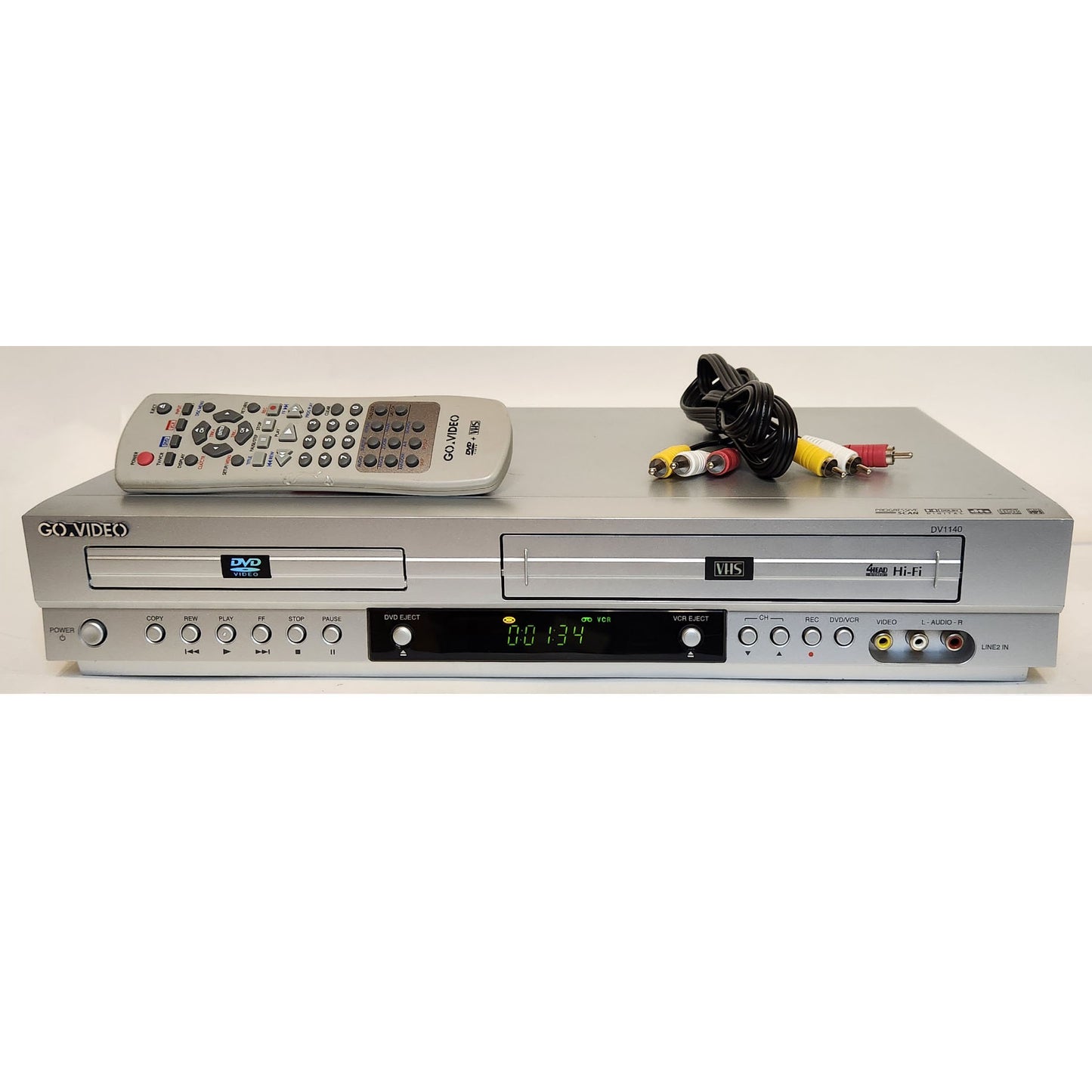 GoVideo DV1140 VCR/DVD Player Combo
