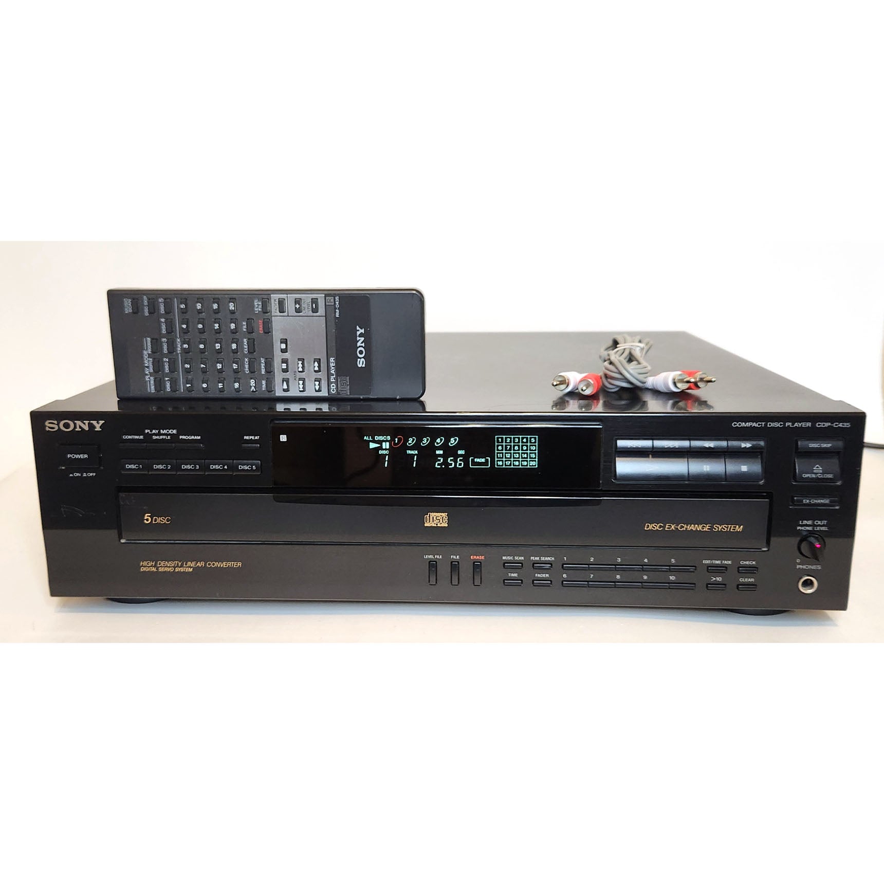 Sony CDP-C435 5-Disc Carousel CD Changer