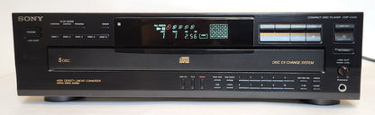 Sony CDP-C435 5-Disc Carousel CD Changer - Front