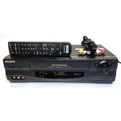 Sony SLV-N55 VCR, 4-Head Hi-Fi Stereo