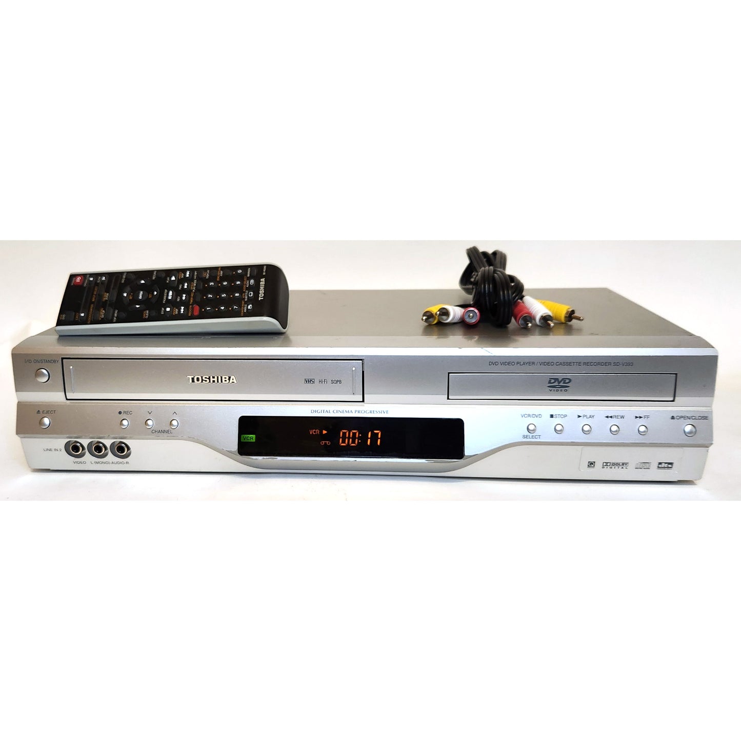 Toshiba SD-V393SU VCR/DVD Player Combo