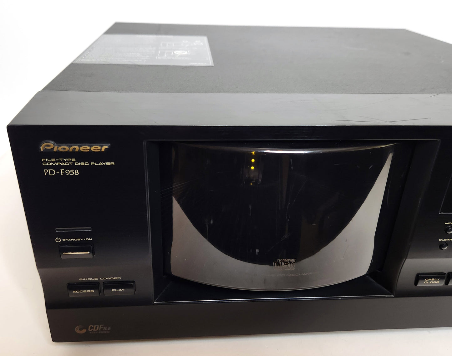 Pioneer PD-F958 100+1 CD Changer - Left