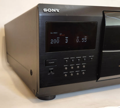 Sony CDP-CX250 MegaStorage 200 CD Changer - Left