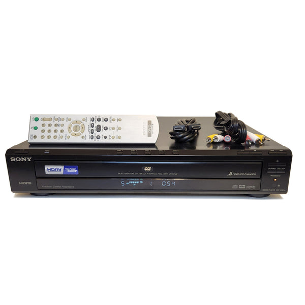 Sony DVP-NC85H DVD/CD Player, 5 Disc Carousel Changer with HDMI – VCR ...