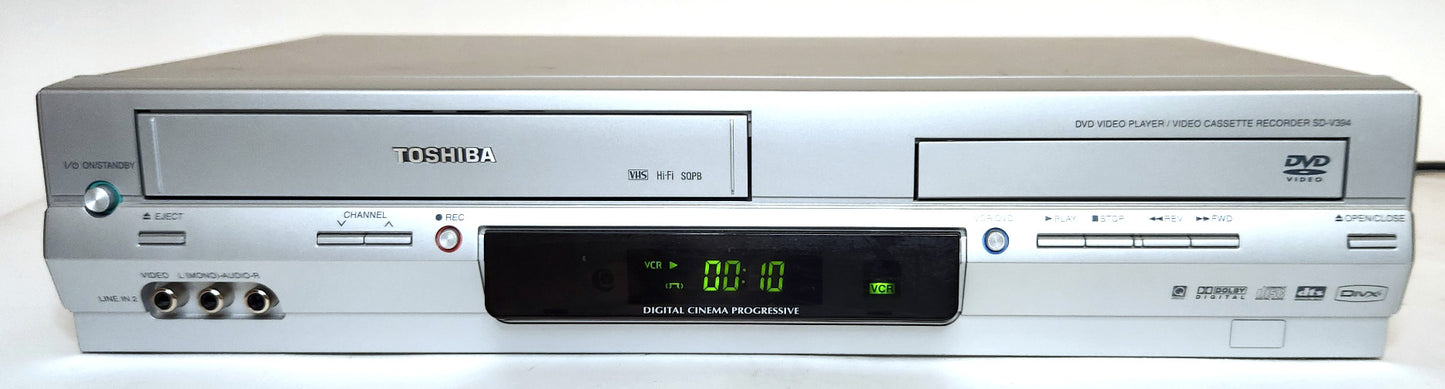 Toshiba SD-V394SU VCR/DVD Player Combo - Front