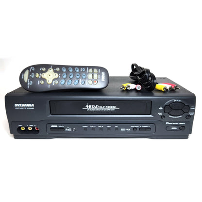 Sylvania KVS600 VCR, 4-Head Hi-Fi Stereo