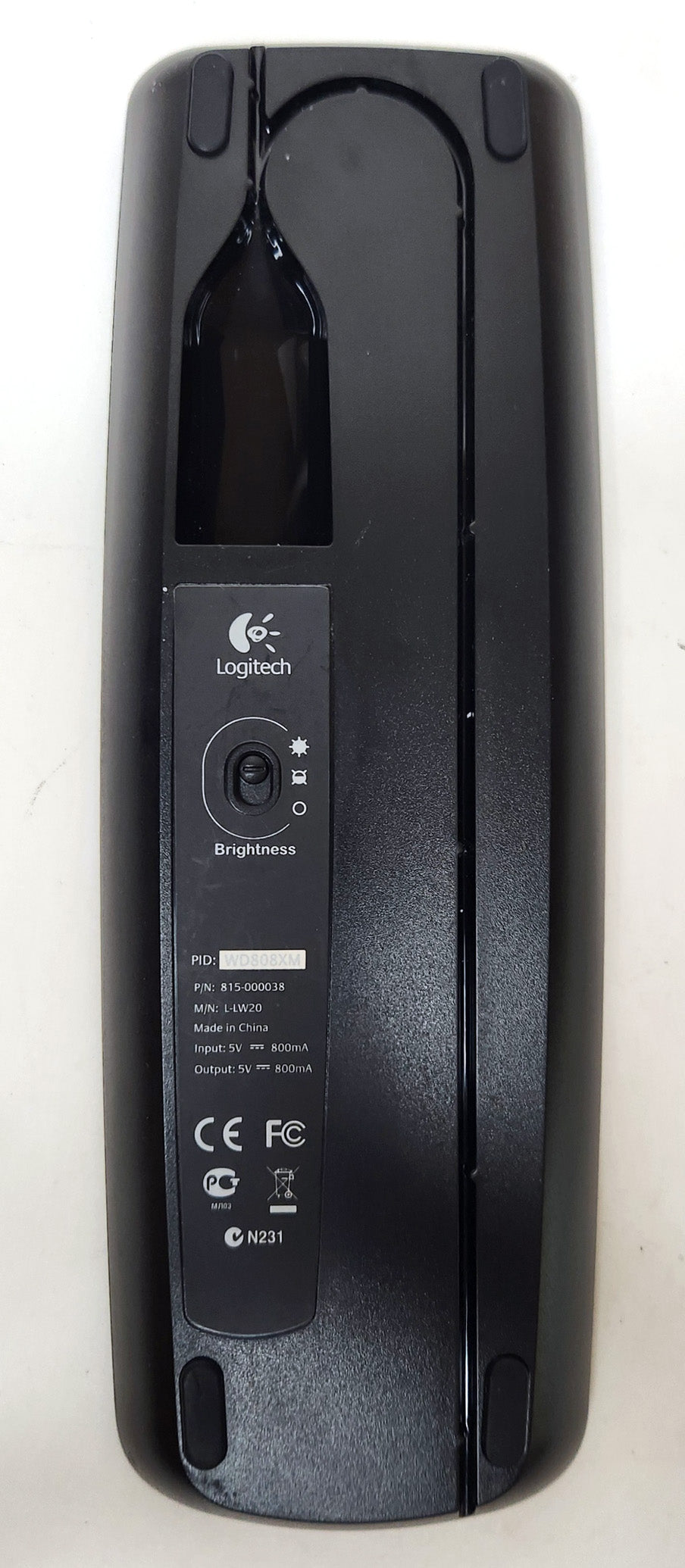 Logitech Harmony One R-IY17 Universal Remote Control - Charger Base Back