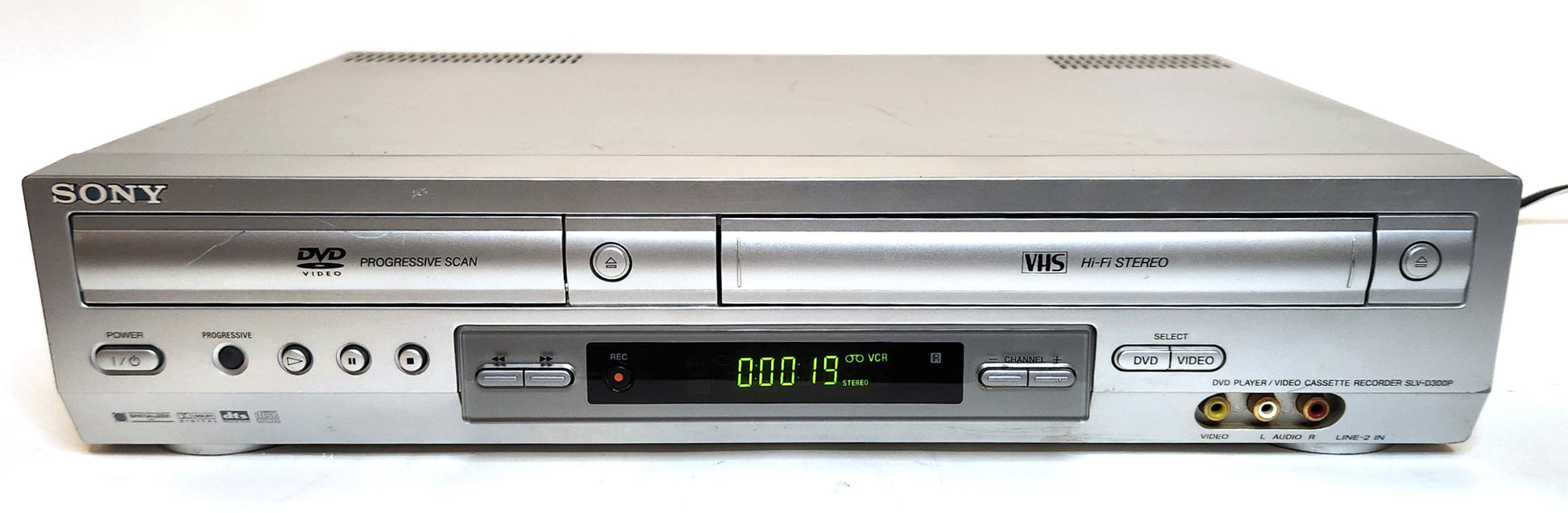 Sony SLV-D300P VCR/DVD Player Combo - Front