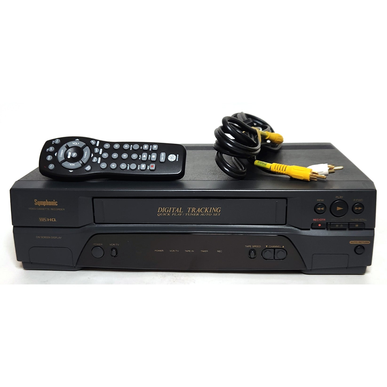 Outlet Symphonic SL2840 Refurbished VCR Player 4 Head Vhs Recorder