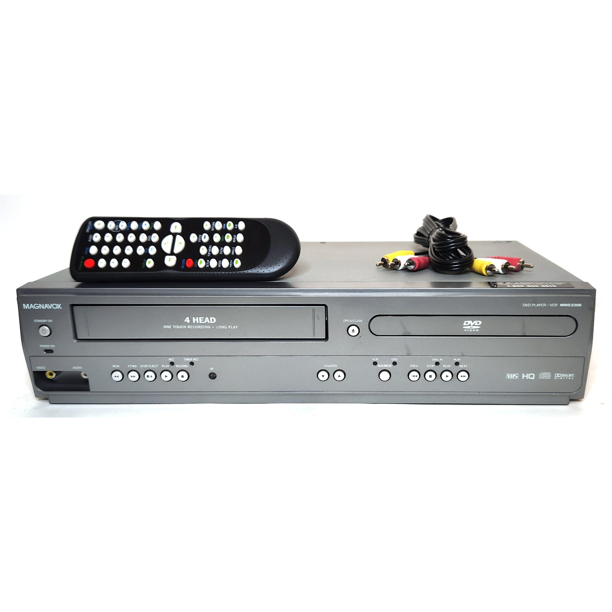 Magnavox VCR/DVD Combo Recordable sold DVD MWD2206