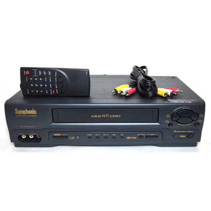 Symphonic VR-701 VCR, 4-Head Hi-Fi Stereo