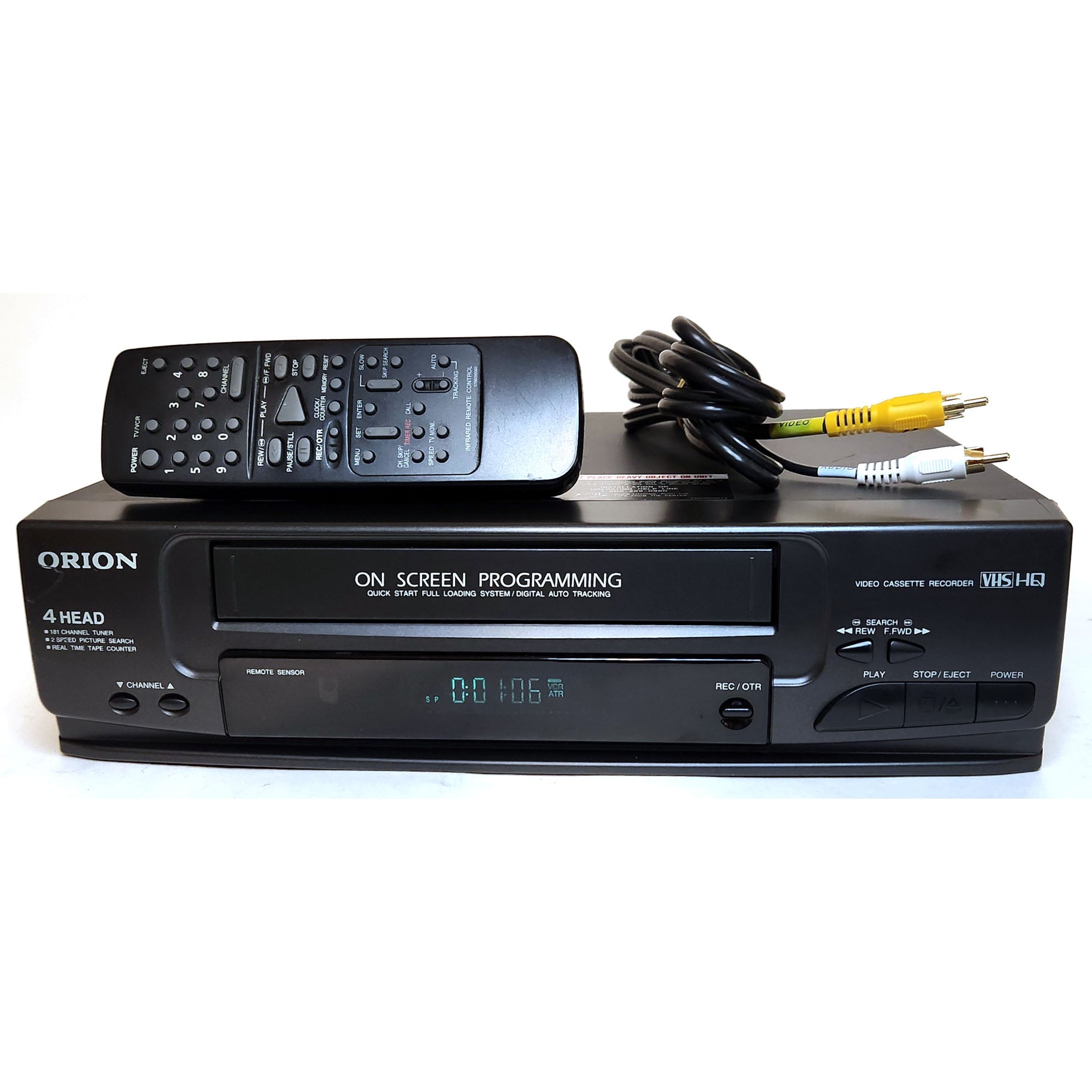 Orion VR0220 VHS store VCR Player Recorder 4 Head Hi-Fi No Remote