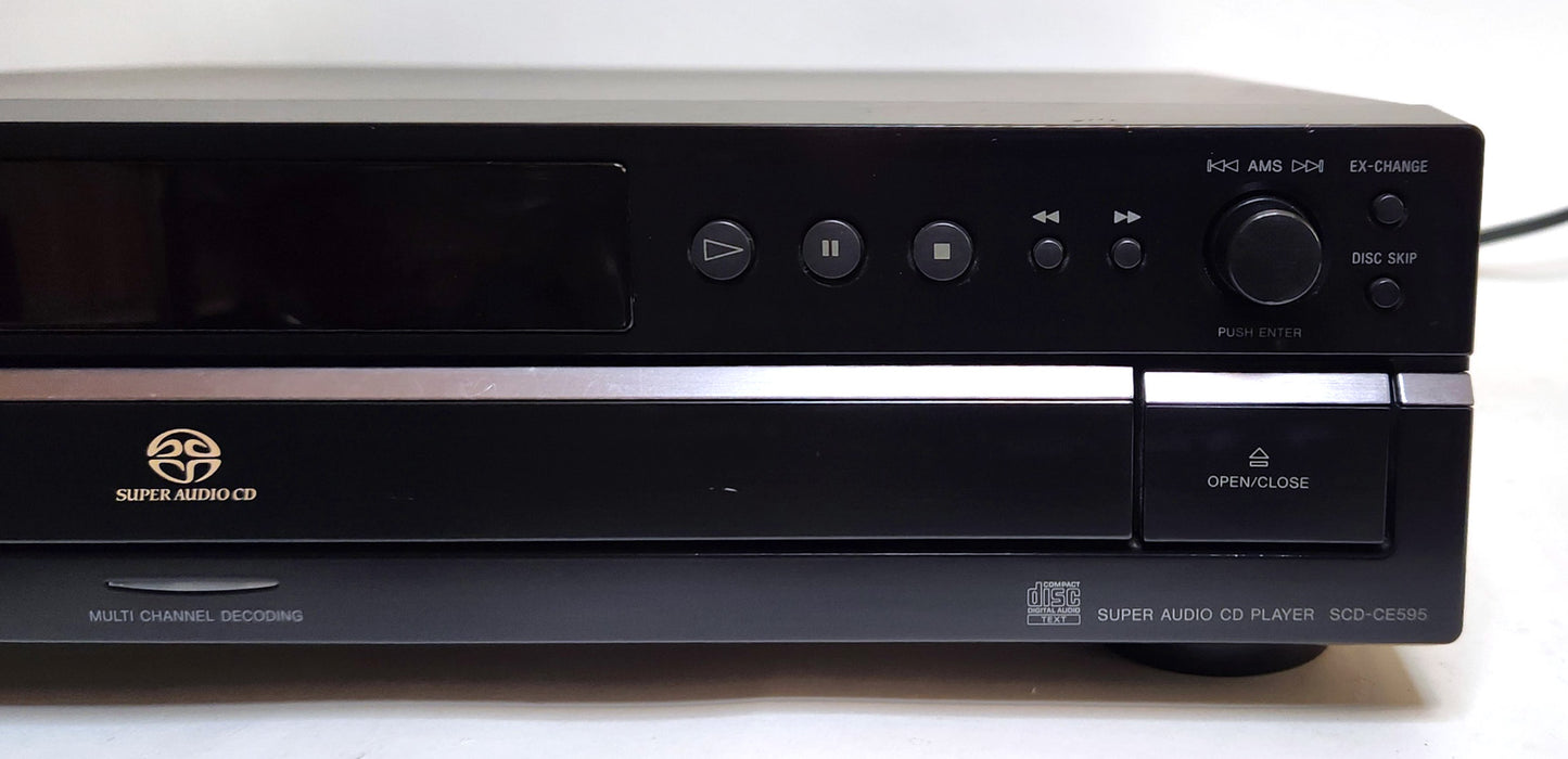 Sony SCD-CE595 5-Disc Carousel Super Audio CD SACD Changer - Right