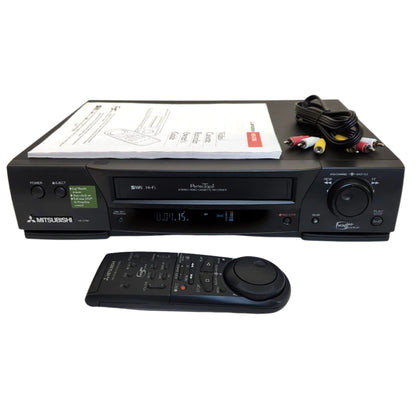 Mitsubishi HS-U780 VCR, 4-Head Hi-Fi Stereo, Super VHS