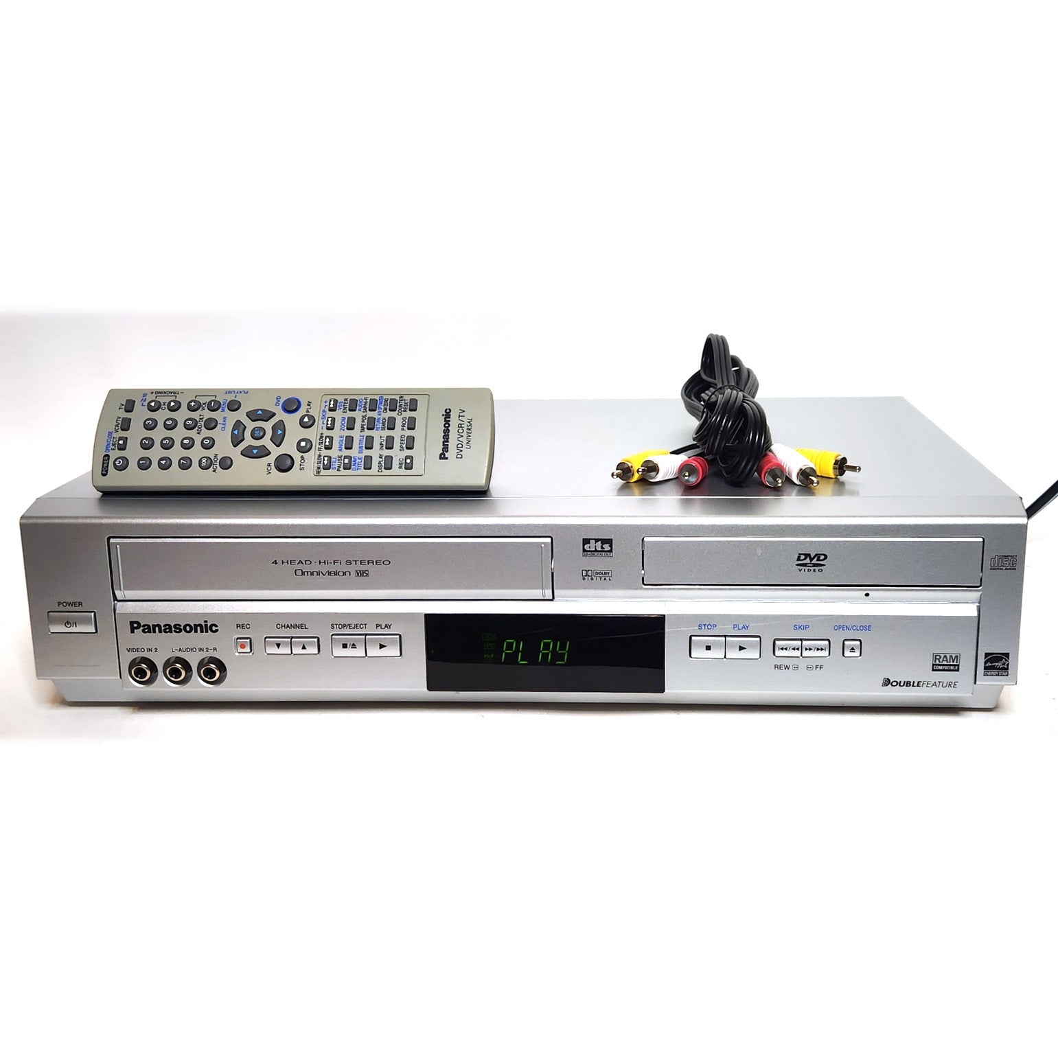 Panasonic PV-D4734S Omnivision VHS VCR/DVD Player Combo – VCR-DVD.com