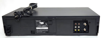 Toshiba W-727 VCR, 4-Head Hi-Fi Stereo - Rear