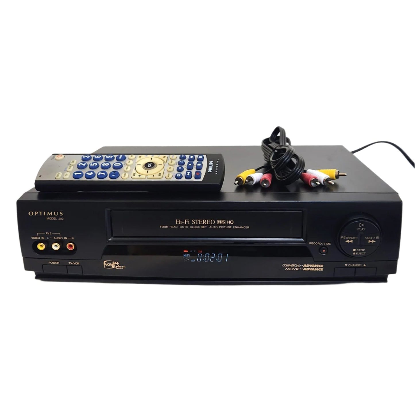 Optimus 202 VCR, 4-Head Hi-Fi Stereo