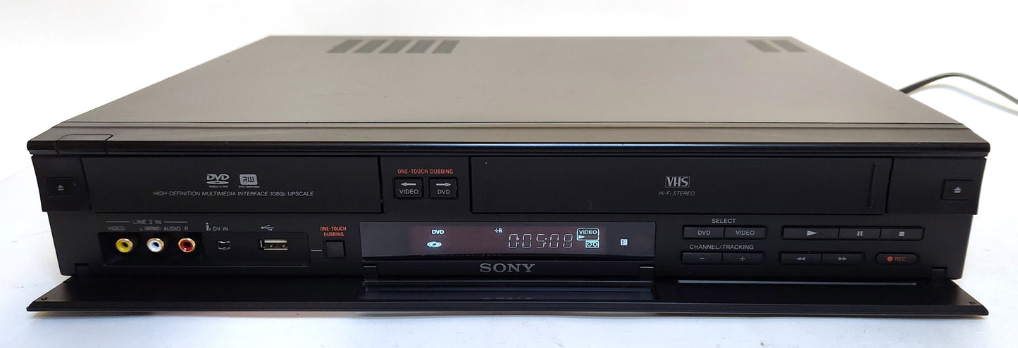 Sony RDR-VX535 VCR/DVD Recorder Combo with HDMI - Front