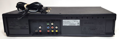 Sanyo FWDV225F VCR/DVD Player Combo - Rear