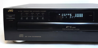 JVC XL-F152BK 5-Disc Carousel CD Changer - Left