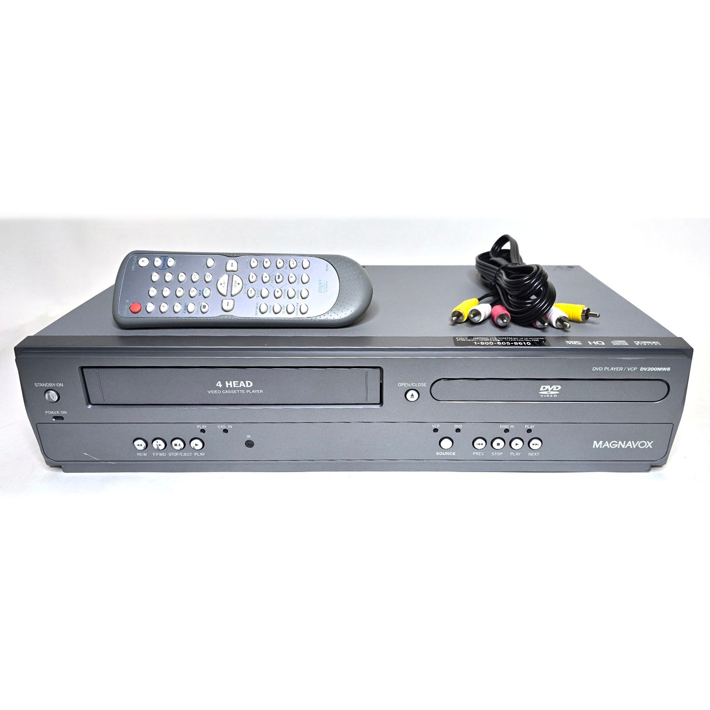 Magnavox DV200MW8 VCP/DVD Player Combo